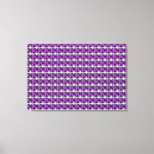 Purple Pattern Canvas Print