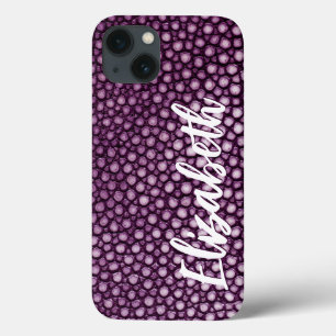 Purple Pattern iPhone 13 Case