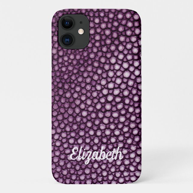 Purple Pattern Case-Mate iPhone Case (Back)