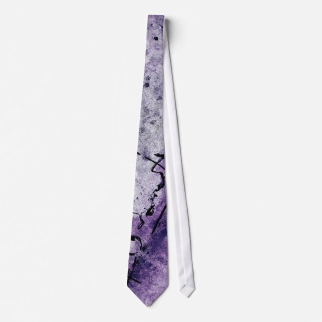 Purple Pattern II Tie (Front)