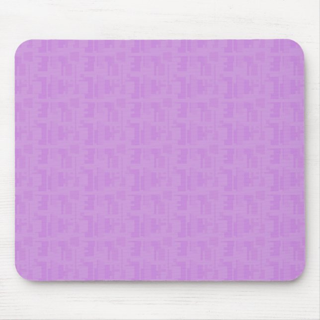 Purple Pattern Mouse Mat (Front)