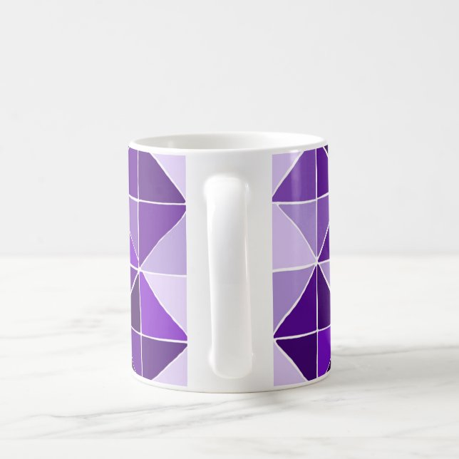 purple pattern mug (Handle)