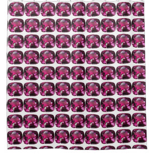 Purple Pattern Shower Curtain