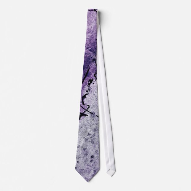 Purple Pattern Tie (Front)