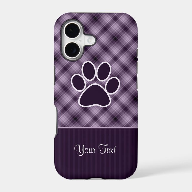 Purple Paw Print (Back)