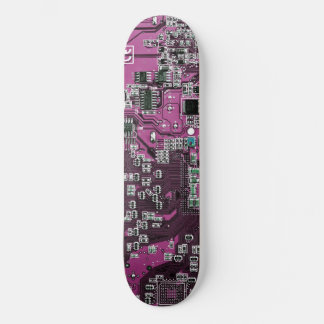 Purple PCB Circuit Board Design for IT Pros Skateboard
