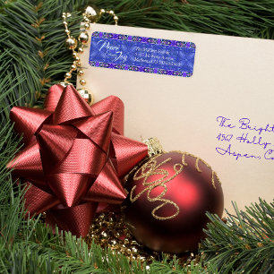 Purple Peace & Joy Christmas