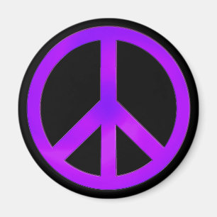 Purple Peace Magnet