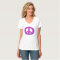 Purple Peace Sign 