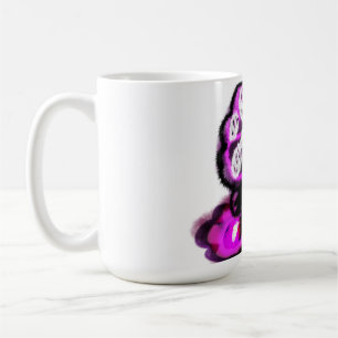 Purple peacock coffee mug