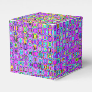Purple Peacock Favour Box