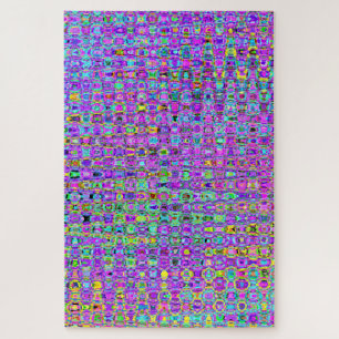 Purple Peacock Jigsaw Puzzle