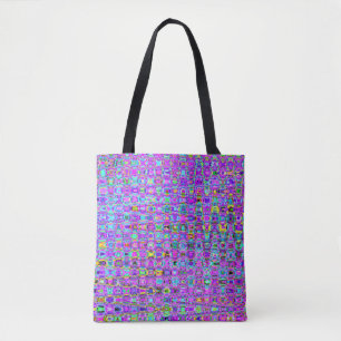 Purple Peacock Tote Bag