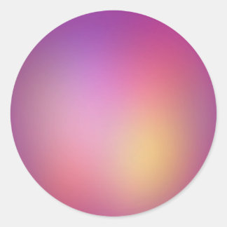 Purple Pearl Classic Round Sticker