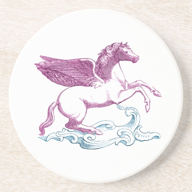 Purple Pegasus Coaster (Front)