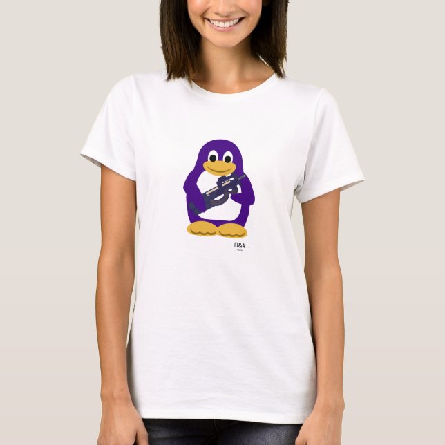 Purple Penguin T-Shirt (Front)