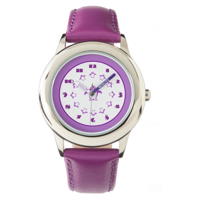 Purple Penguins Watch (Front)