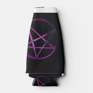 purple pentagram can cooler