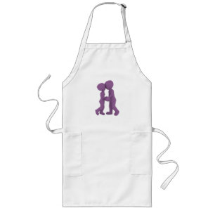 PURPLE PEOPLE IN LOVE LONG APRON