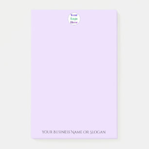 Purple Personalised Branded Custom Logo Post-it Notes