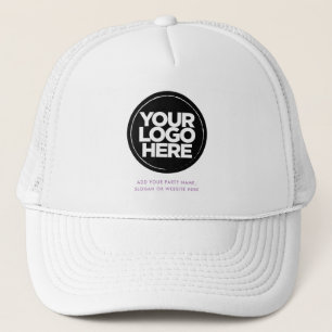 Purple Personalised Logo and Text Baseball Trucker Hat