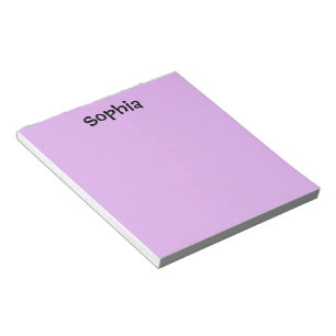 Purple Personalised Notepad