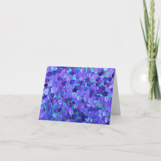 Purple Petals Card