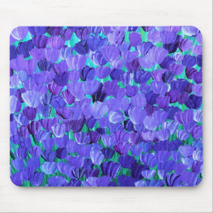 Purple Petals Mouse Mat
