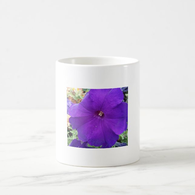 Purple Petunia Coffee Mug (Center)