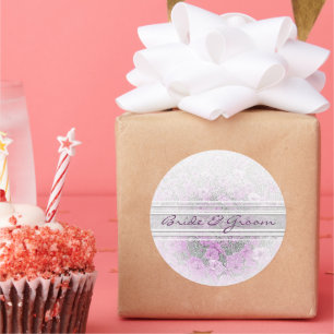 Purple Petunia Elegant  Stickers