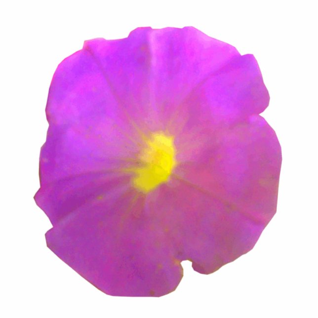 Purple Petunia Photo Sculpture (Front)