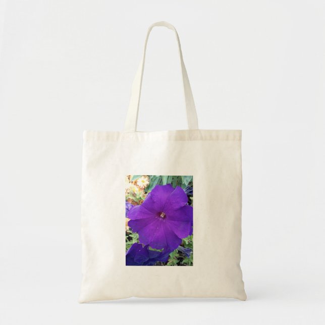 Purple Petunia Tote Bag (Front)