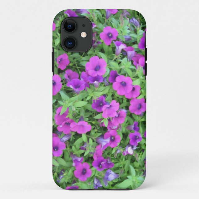 Purple Petunias iPhone 5 Case (Back)