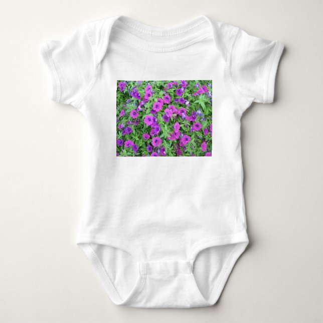 Purple Petunias Shirts (Front)
