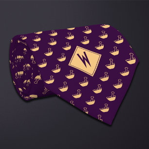Purple Pharmacist Mortar and Pestle Tie