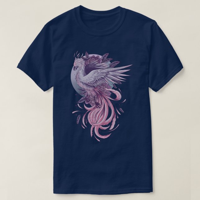 Purple phoenix T-Shirt (Design Front)