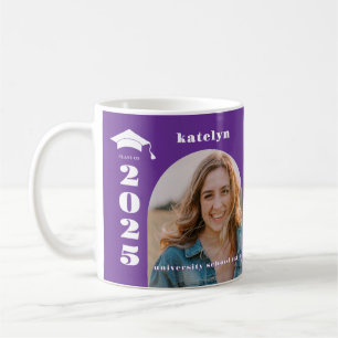 Purple Photo Graduation Coffee Mug
