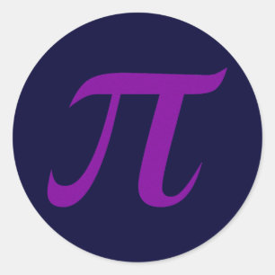 Purple Pi Sticker