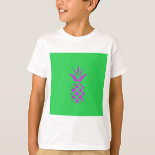 Purple pine apple in green. T-Shirt