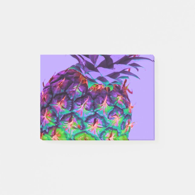 purple pineapple post-it notes (Front)