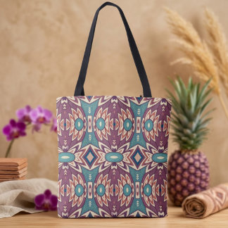 Purple Pineapple Vibes Tote Bag