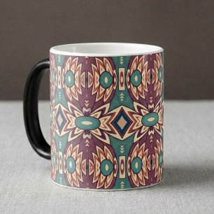 Purple Pineapple Vibes Two-Tone Coffee Mug