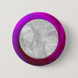 purple pink 6 cm round badge