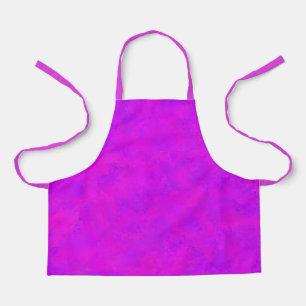 Purple Pink Abstract Pattern Apron