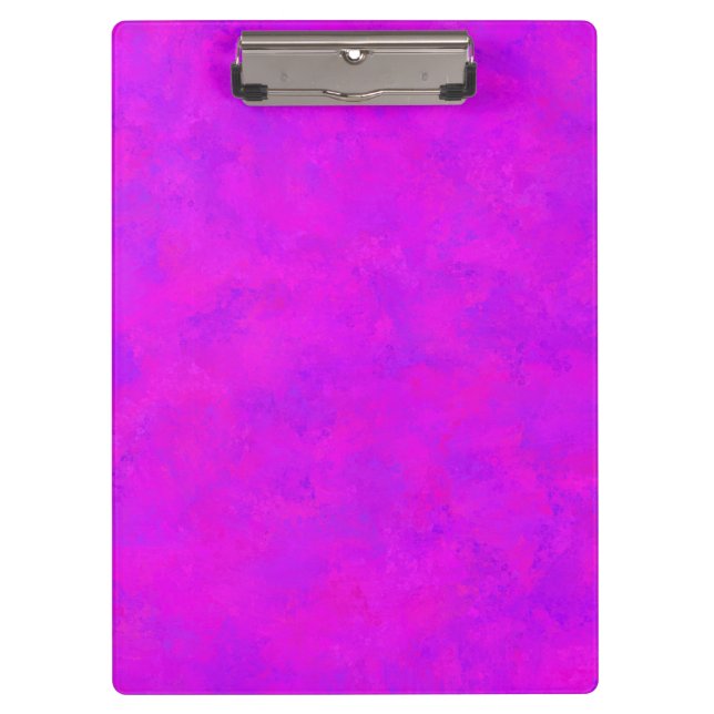Purple Pink Abstract Pattern Clipboard (Front)