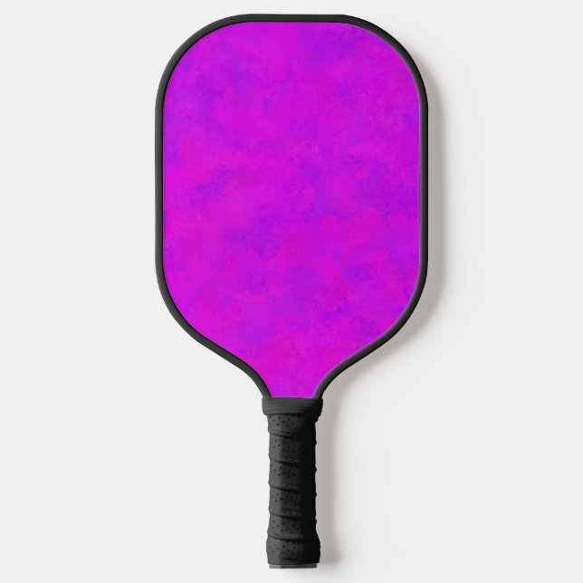 Purple Pink Abstract Pattern Pickleball Paddle (Front)