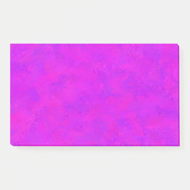 Purple Pink Abstract Pattern Post-it Notes (Front)