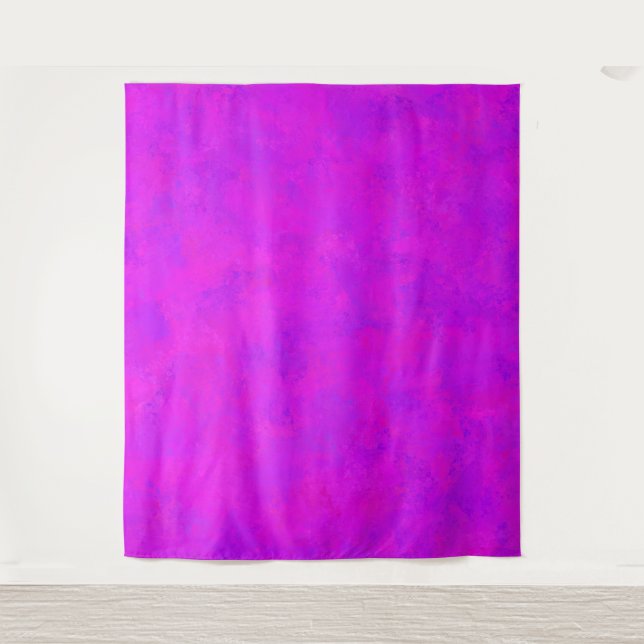 Purple Pink Abstract Pattern Tapestry (Front)