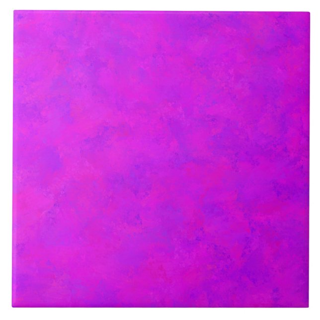 Purple Pink Abstract Pattern Tile (Front)