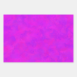 Purple Pink Abstract Pattern Wrapping Paper Sheet